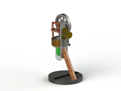 Sterline Engine 3D model