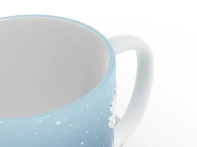 Winter Mug Free 3D model
