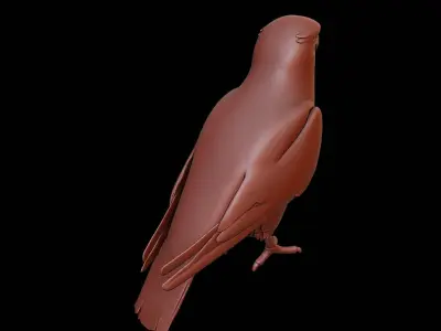 Falcon Animal Sculpture 3D print model buy