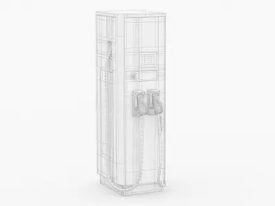 ABB Terra 94 CC EV Electric Car Charging station 3D model