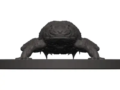 Bullfrog lizard 3D model