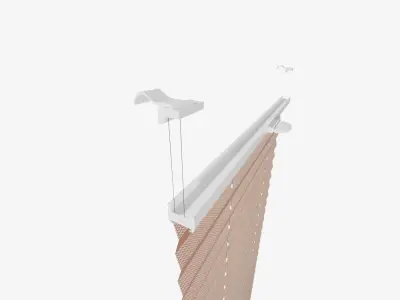 Customizable Pleated Shades for Blender 3D model