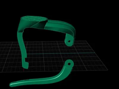 Two Stunning earrings 3D print model