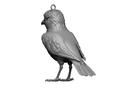 bird pendant 3D print model