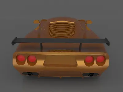 Mosler MT900 3D Model For Printing RC Car and Miniature  3D print model