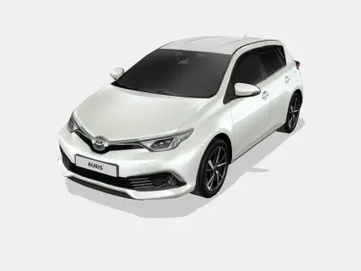 Toyota Auris 2016 Low-poly 3D model