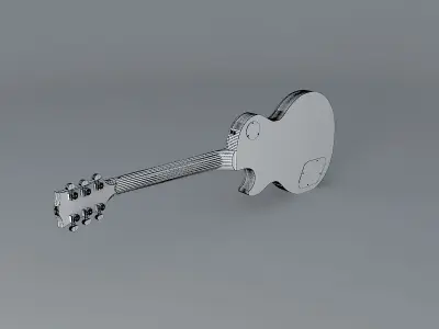 Gary Moores 1959 Les Paul Standardguitar Free 3D model