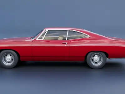 Chevrolet Impala 1968 3D print model