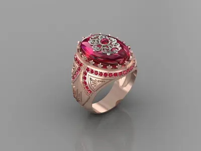 man ring mk0001 3D print model