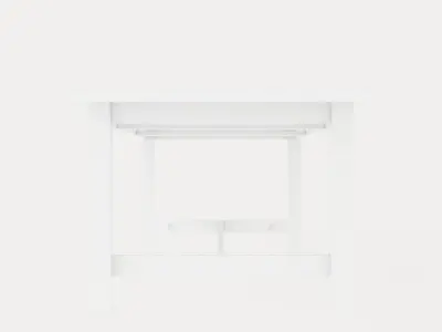 Altea Extensionable Dining Table Low-poly 3D model