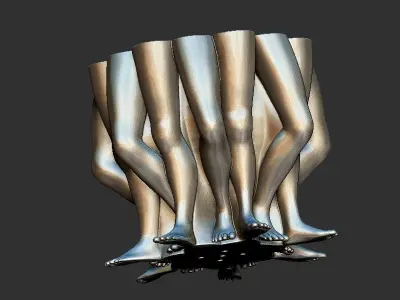 Legs Pot design 3D print model