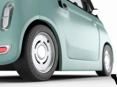 Fiat Topolino 2024 3D model