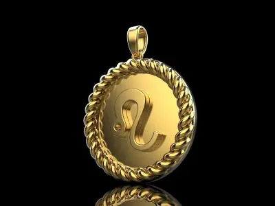 Zodiac sign Leo model 854 3D print model