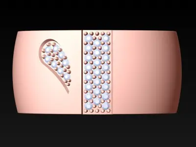 Diamond Ring - Womens Rings - N816433 3D print model