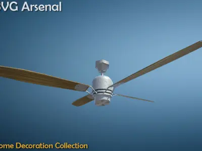 Home Decoration Collection - HQ Low-poly 3D model