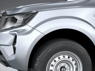 Nissan Navara RegularCab 2021 3D model