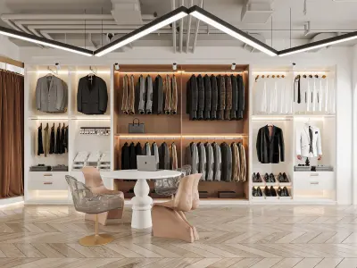 Wedding Dress Shop 3D model