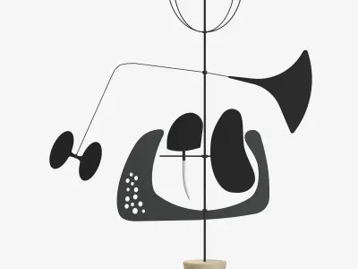 Philippe Hiquily Sculpture 3D model