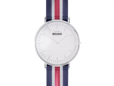 Watch 3D Model similar DW Daniel Wellington  Low-poly 3D model