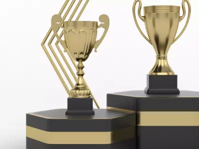 Trophy Cup Collection 3D model