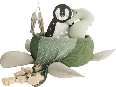 Kids Room Decoration 010 3D model