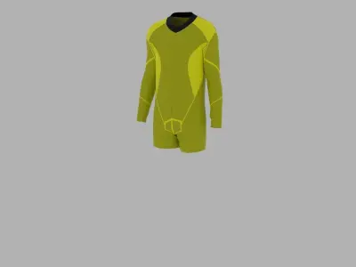 Sport Suit Low-poly 3D model
