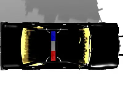 Dodge Monaco Police Car 3D model