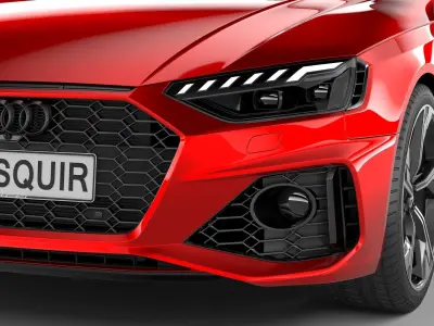 Audi RS4 Avant 2020 3D model