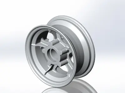 Airplane wheel drive 3D print model