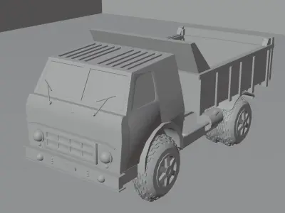Truck dump 3D model buy