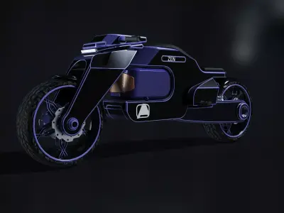 motorbike vehicle ZEN electric  3D model
