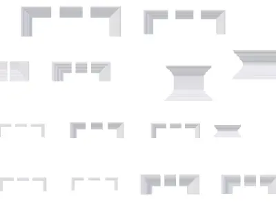 Architectural Moulding Collection VOL 1 3D model