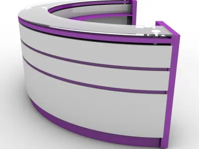 Studio desk Free 3D model