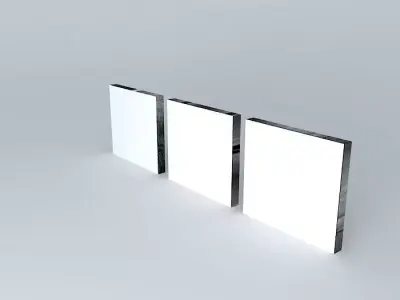 lips three squares Free 3D model