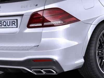 Mercedes AMG GLE63s wagon 2017  3D model