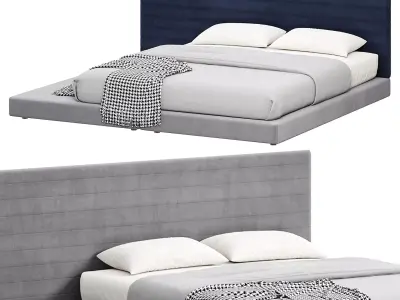 Pantelleria Bed Queen by HINTEX 3D model