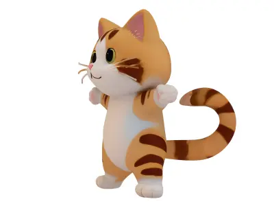 Cartoon Cat 3D model
