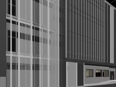 Grey Office 3D model