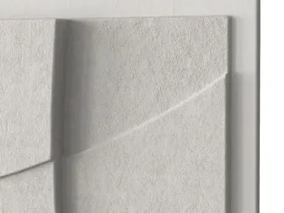 Abstract relief artwork 3D model