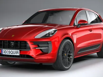Porsche Macan GTS 2020 3D model