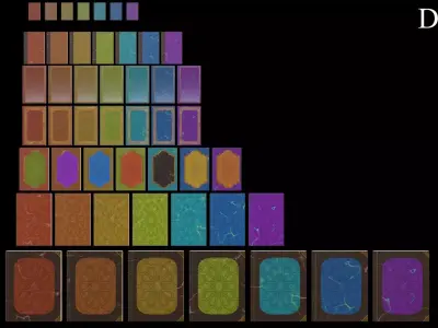 Old Magic Spells Books Low-poly 3D model