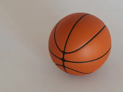 Basketball 3D model illustration model 3D model