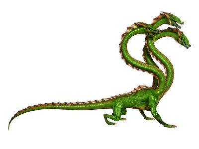3Dfoin - Hydra Low-poly 3D model