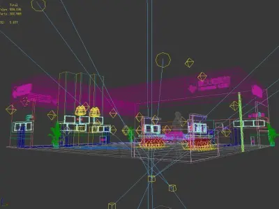 Exhibition - Area - 14X14-3DMAX2009-021 3D model