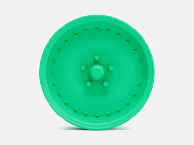 15x3 Center Line Auto Drag Wheel and Brake 3D print model