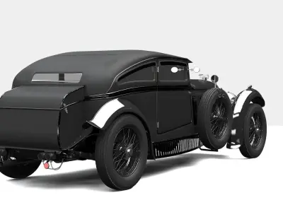 Bentley Blue train Black  3D model