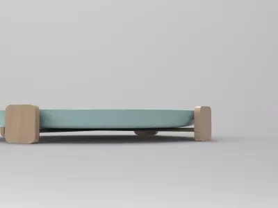 Duka Tray  Low-poly 3D model