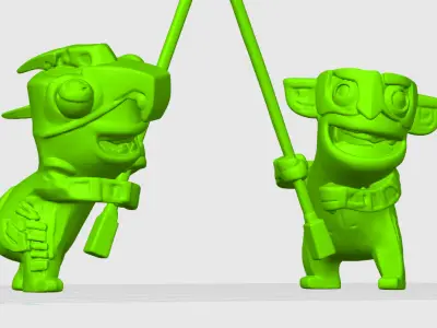 Beast in natra 2 Movie  3D print model