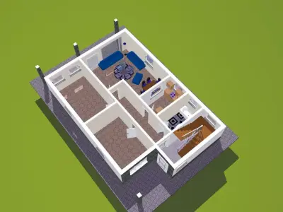 House 22 3D print model