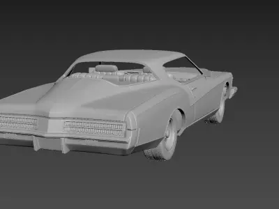 Buick Rievera 1973 3D print model